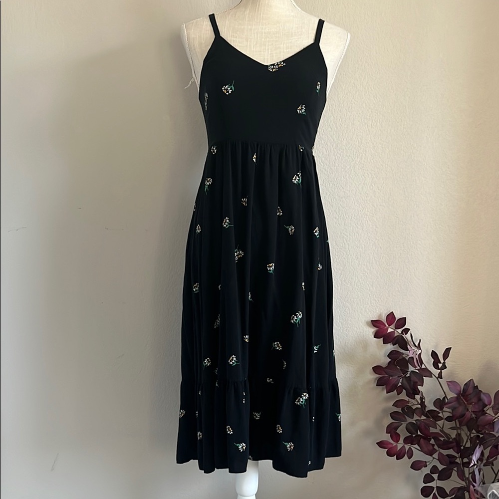 Black Floral Dress